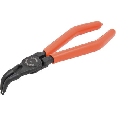 Alicate para anéis interno, bico curvo, 9", 219054B