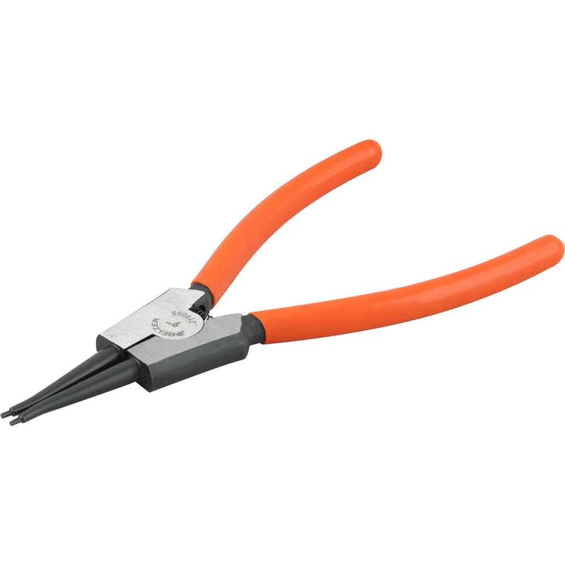 Alicate para anéis externos, bico reto 9", 219055B