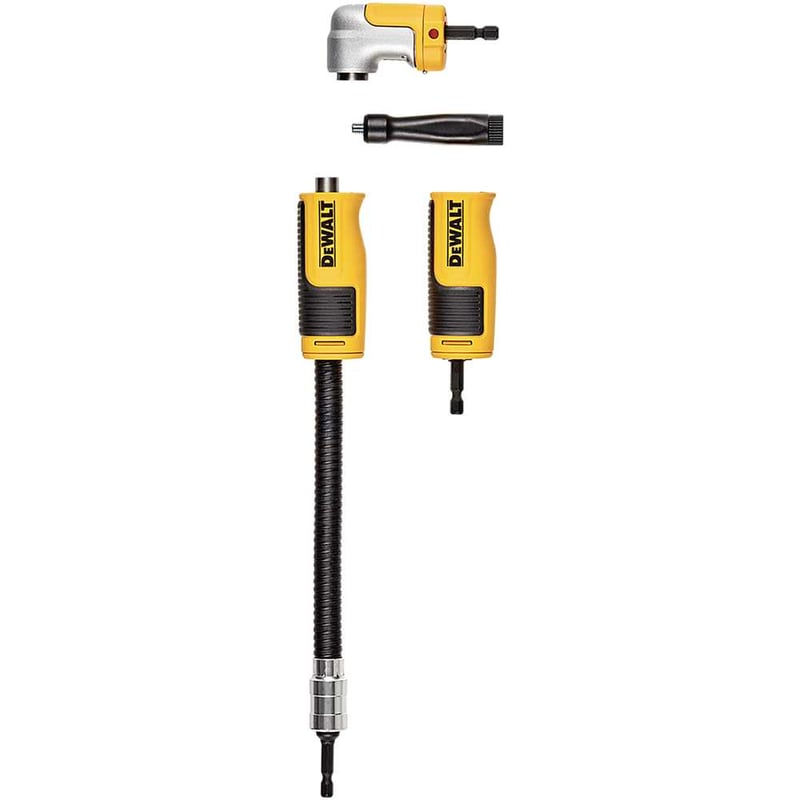 Adaptador angular para parafusadeira, 4 em 1 (compacto/flex/90°), DWAMRASET