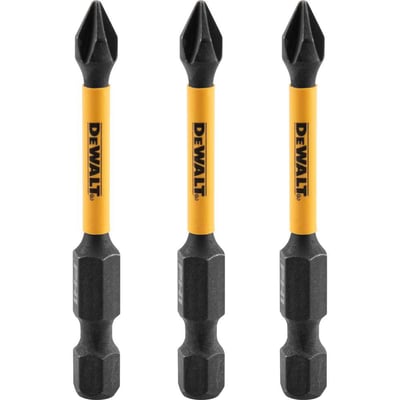 Jogo de bits ponteiras phillips com encaixe de 1/4", PH1 x 56 mm, Flextorq 3.0