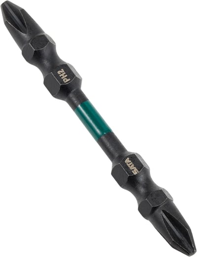 Bits phillips de impacto com ponta dupla, PH3, 65 mm, com 10 peças, ST59813