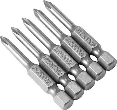 Bits phillips 50 mm, PH3, com 5 peças, ST59324ST
