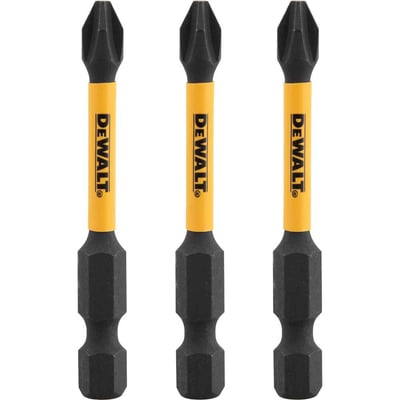 Jogo de bits ponteiras phillips com encaixe de 1/4", PH2 x 56 mm, Flextorq 3.0