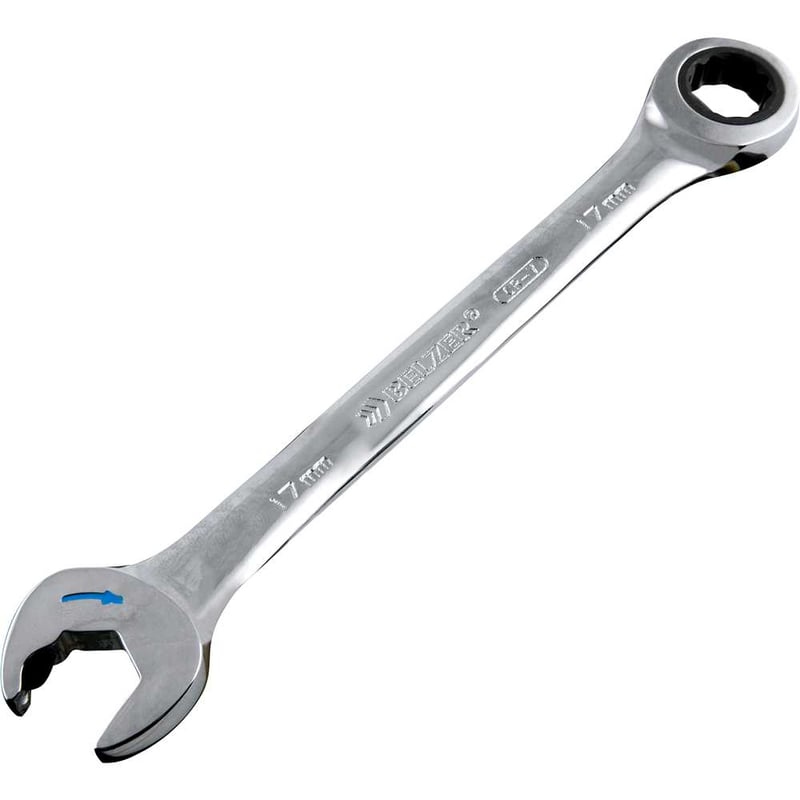 Chave combinada Speedy com catraca 17 mm, aço cromo vanádio cromado e polido, ST43613