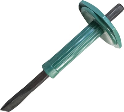 Talhadeira 25 mm x 300 mm, aço cromo vanádio oxidado, com punho plástico de proteção, ST90824G