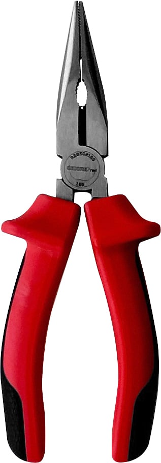 Alicate bico meia cana reto, tipo telefone, 8"