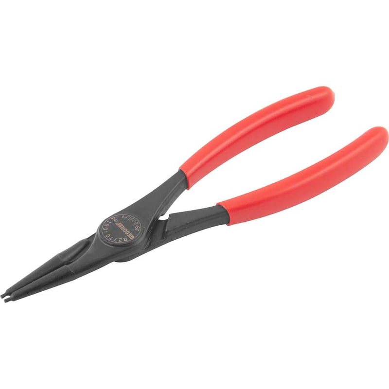 Alicate para anéis interno, bico reto, 185 mm, R27704061