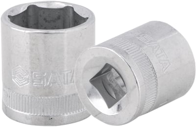 Soquete sextavado com encaixe de 3/8" x 19 mm, ST12314SC