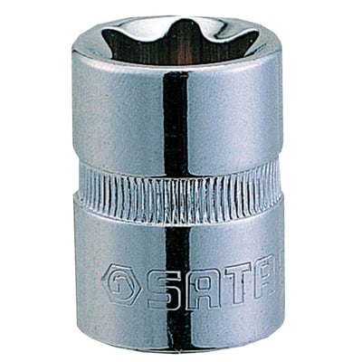 Soquete hexalobular, com encaixe 1/2", E12, ST13702SC