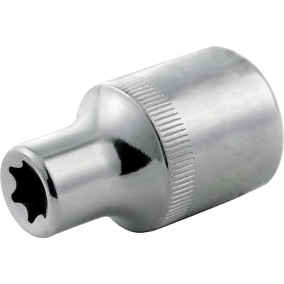 Soquete hexalobular fêmea, com encaixe 1/2", TRAFIX - E20, ST13706SC