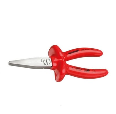 Alicate bico chato longo, 6.1/2", isolação (VDE), 091841