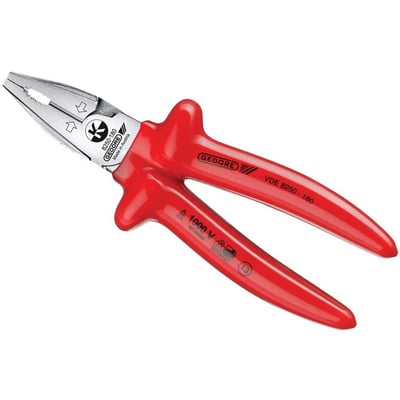 Alicate universal 7", VDE, com isolação até 1.000 V, 091.848