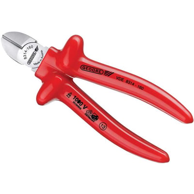 Alicate corte diagonal 5.1/2", VDE, com isolação até 1.000 V, 091.850