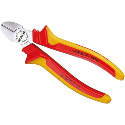 Alicate corte diagonal 5.1/2", VDE H, com isolação até 1.000 V, 091.897