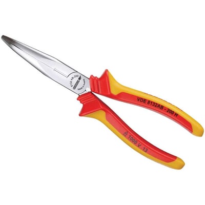 Alicate bico meia cana curvo, 6.1/2", 8132 AB-160H VDE