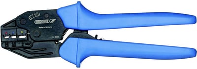 Alicate crimpador, para terminais pré isolados, 0,50 mm² a 6,0 mm²