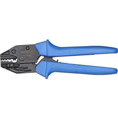 Alicate crimpador, para terminais pré isolados/sem isolação, 0,10 mm² a 16,0 mm²