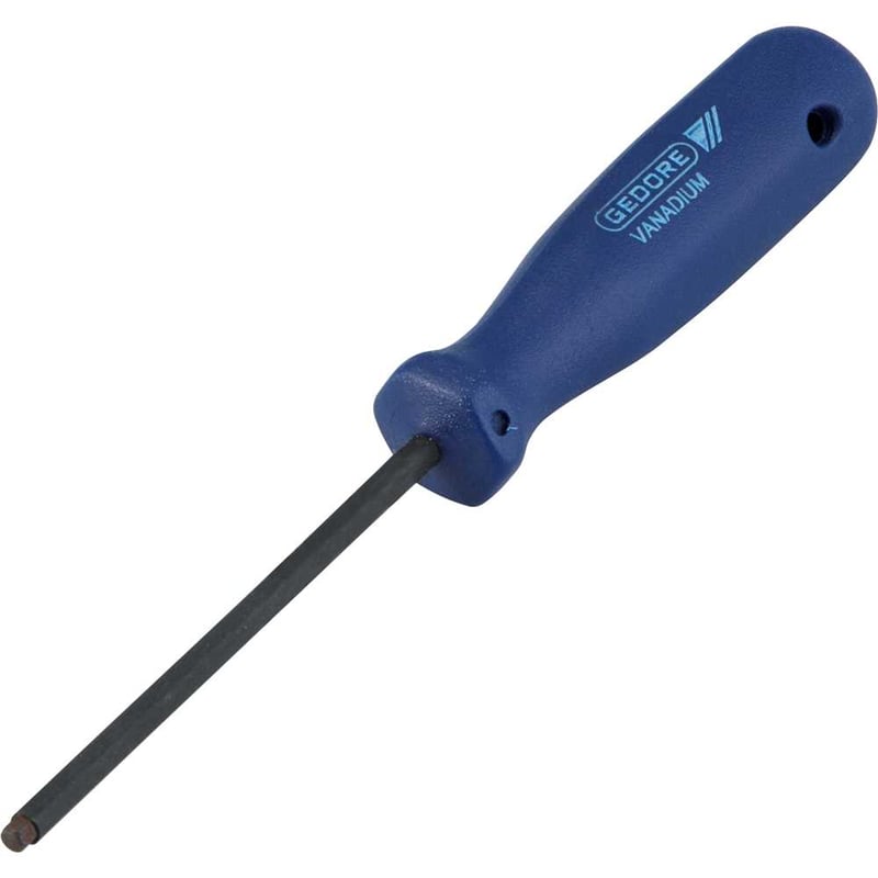 Chave hexagonal (allen) 1/8", cabo reto, 42C-1/8", 012.454