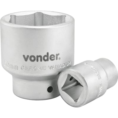 Soquete sextavado com encaixe de 3/4", 36 mm