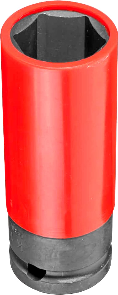 Soquete sextavado de impacto, encaixe de 1/2", 21 mm