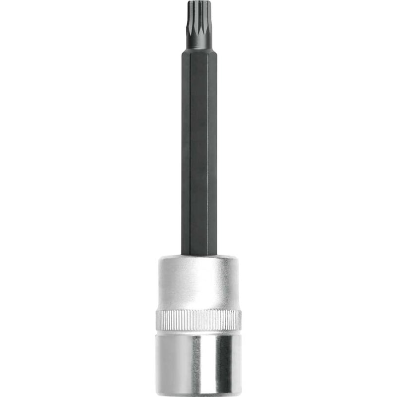 Soquete multidentado, longo, com encaixe de 1/2", 6 mm, XZN