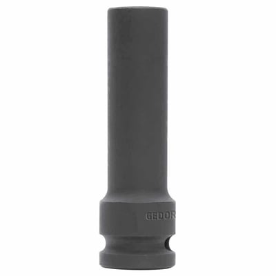 Soquete sextavado longo de impacto, 8 mm, encaixe de 1/2", 3300697