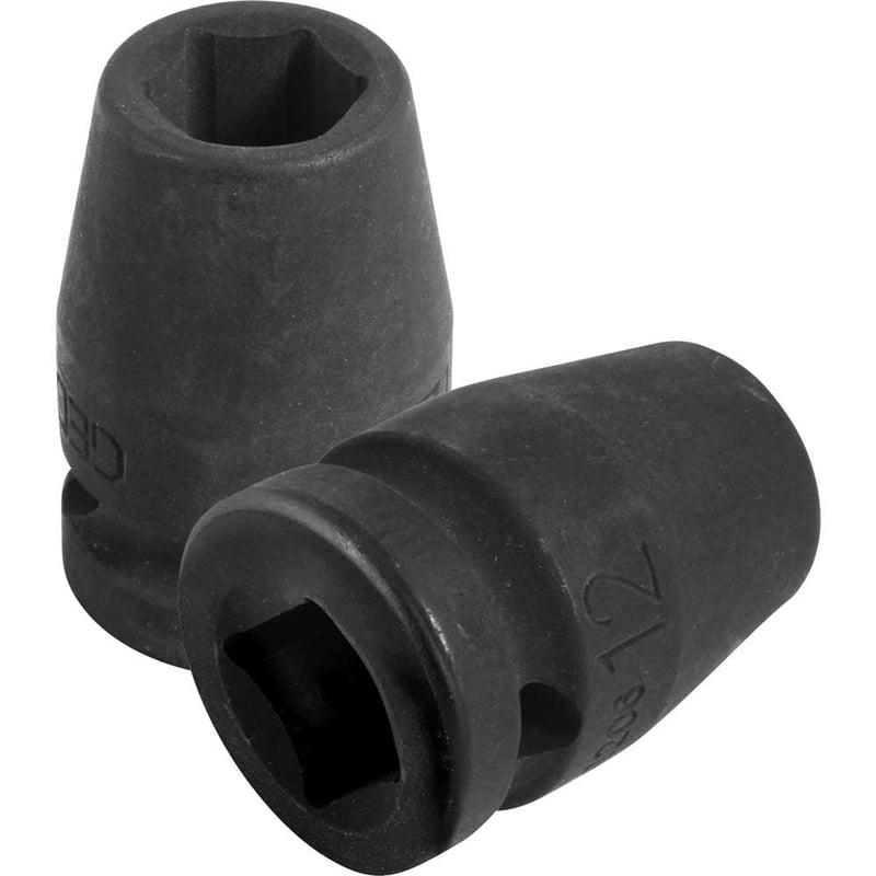 Soquete sextavado de impacto, encaixe de 1/2" x 12,0 mm, R63001206