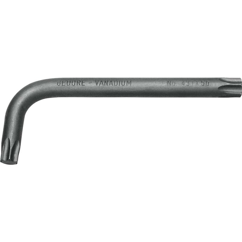 Chave hexalobular T60 tipo L, 43TX