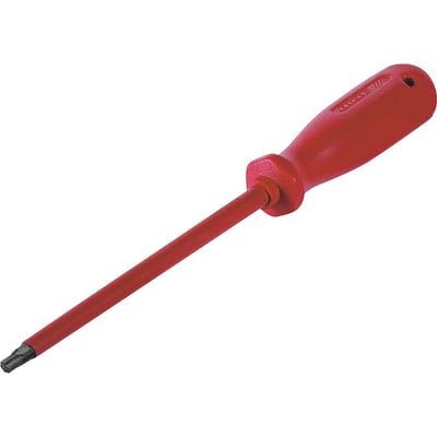Chave hexalobular T8 (M2,5), isolada NBR 9699 / NR 10, com cabo reto, 163 BTX NR - T8 / 024.835