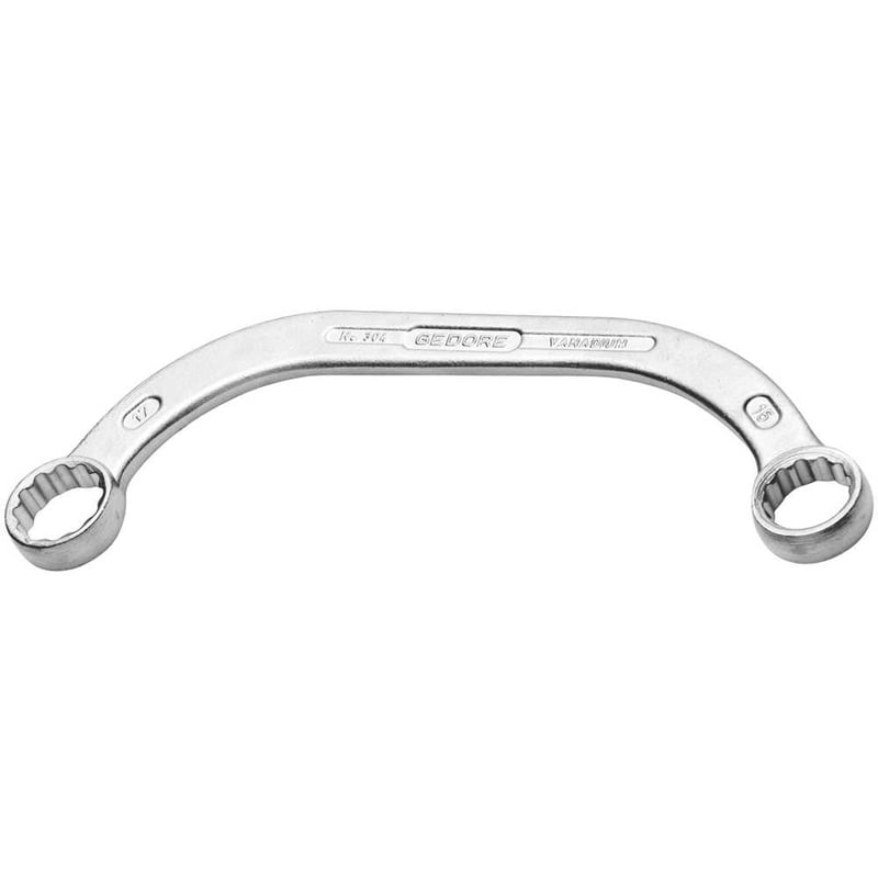 Chave starter/estrela meia-lua, 14 mm x 17 mm, 006.010