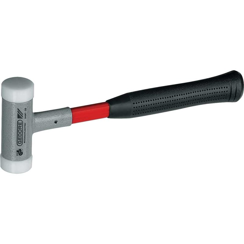 Martelo antirretrocesso de nylon, 60 mm, cabo fibra de vidro, 248F-60 050172