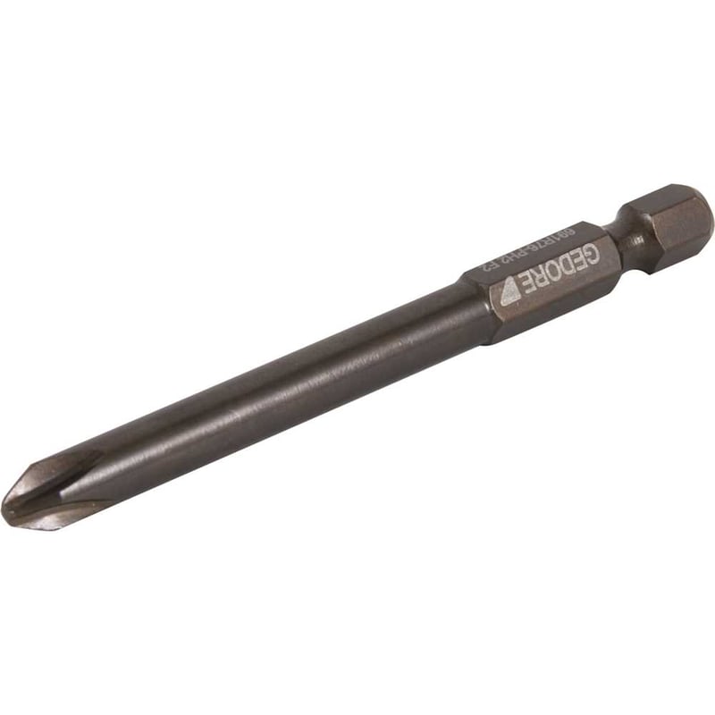 Bits/ponteira phillips, encaixe 1/4", nº 2 x 76,2 mm, 691 R 76 PH2, 025.648