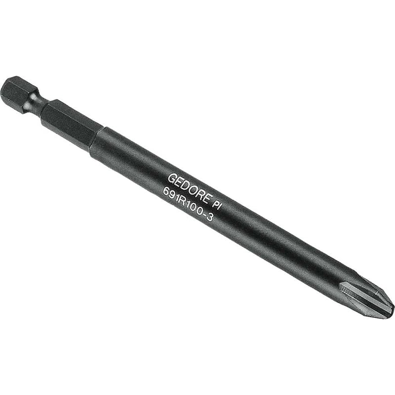 Bits ponteira phillips com encaixe sextavado 1/4", nº 2 x 100 mm, 691 R100