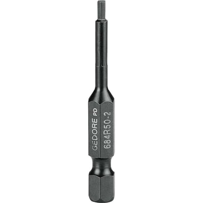 Bits hexagonal (allen), 1/4" x 6,0 mm, 684 R-50