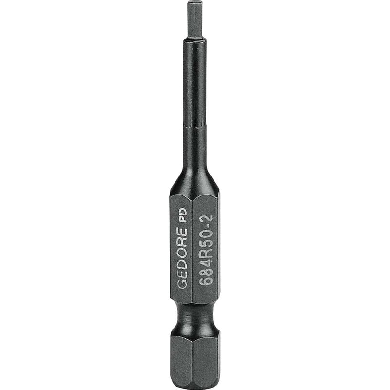 Bits hexagonal (allen), 1/4" x 6,0 mm, 684 R-50