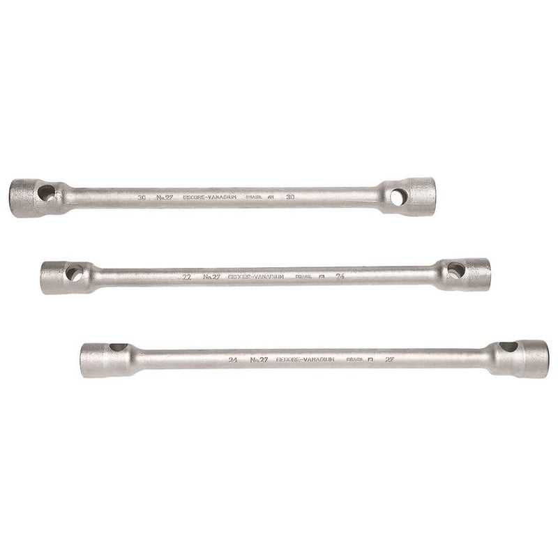 Chave de roda, tipo T, sem cabo, 24 mm x 27 mm, ref. 27, 026060