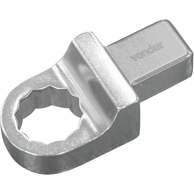 Ponta chave estrela de 17 mm, com encaixe 14 mm x 18 mm, para torquímetro de estalo intercambiável