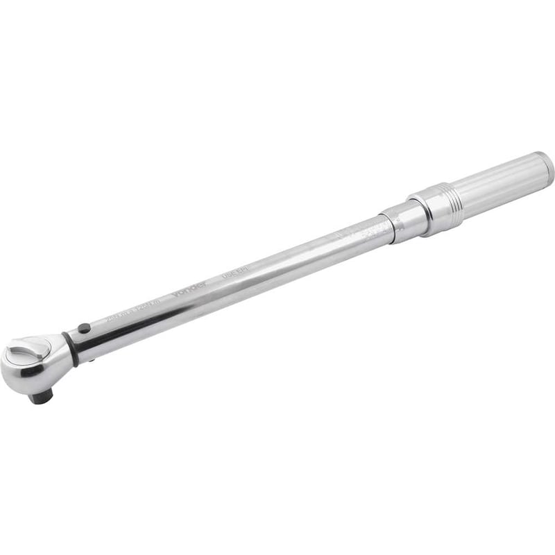 Torquímetro de estalo, encaixe de 1/2", 25 N.m - 125 N.m, VONDER PLUS