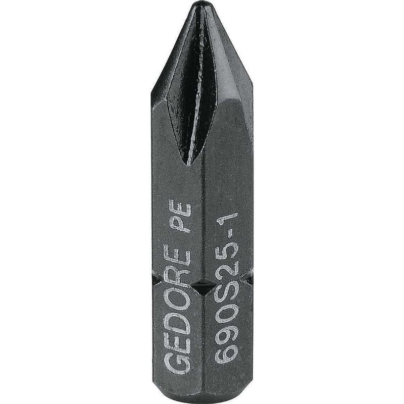 Bits ponteira phillips com encaixe sextavado 1/4", nº 2 x 25,4 mm, 690 S25