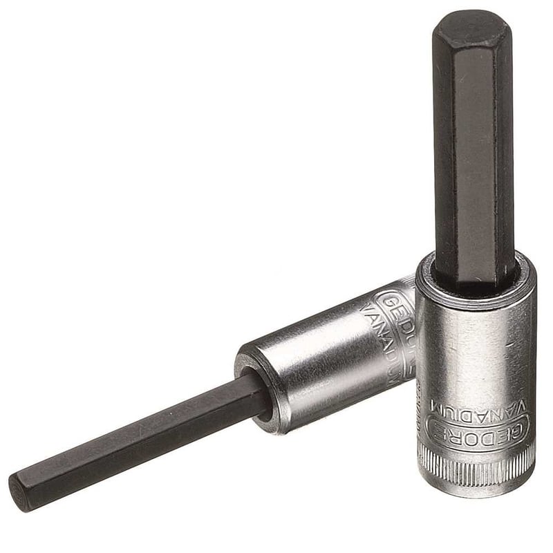 Soquete hexagonal longo 3 mm, com encaixe 1/4", IN20L 013415