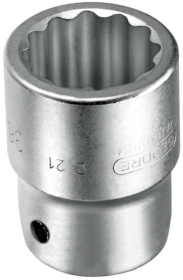 Soquete estriado com encaixe de 1", 65 mm, 018.011