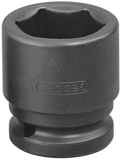 Soquete sextavado de impacto, encaixe de 1/2" x 15,0 mm, 019010