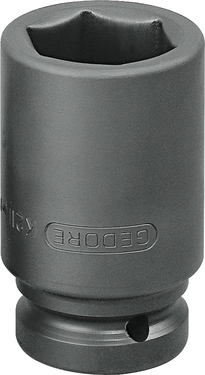 Soquete sextavado longo de impacto, 32 mm, encaixe de 1", 021.113