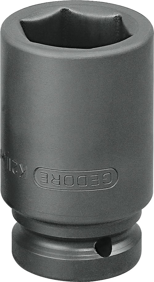 Soquete sextavado longo de impacto, 33 mm, encaixe de 1", 021.103