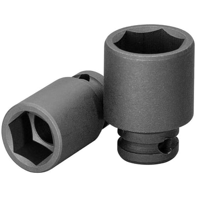 Soquete sextavado de impacto, encaixe de 1/4" x 7,0 mm, 022006