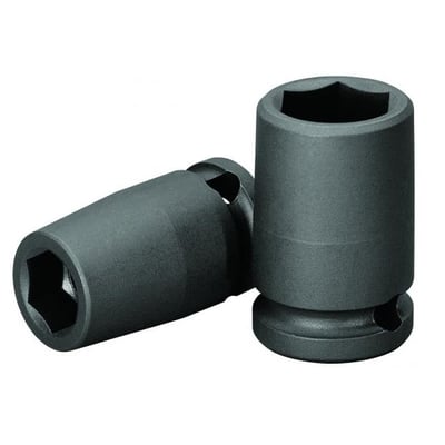 Soquete sextavado de impacto, encaixe de 3/8" x 7,0 mm, 022502