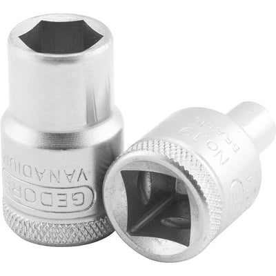 Soquete sextavado com encaixe de 1/2", 6 mm, 015001