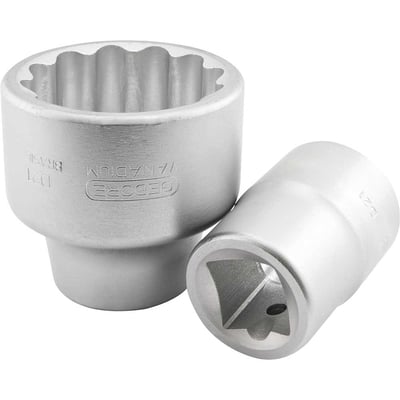Soquete estriado com encaixe de 1", 55 mm, 018.005