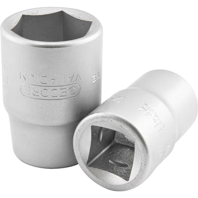 Soquete sextavado com encaixe de 3/4", 22 mm, 017402