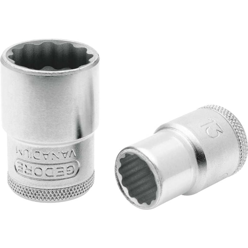 Soquete estriado, com encaixe de 1/2", 1.1/4"